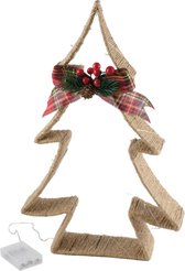 Фигура светодиодная Елка 29х7х50см, 30LED, теплый белый свет, медная проволока, на батарейках, SYTYB-1723050