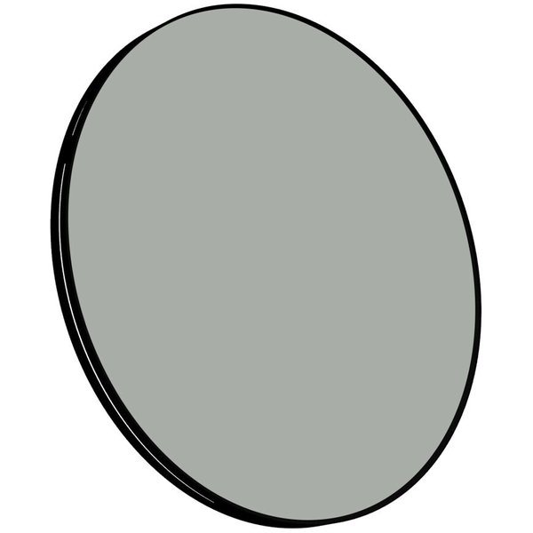 Зеркало круглое DIVA черное d550мм