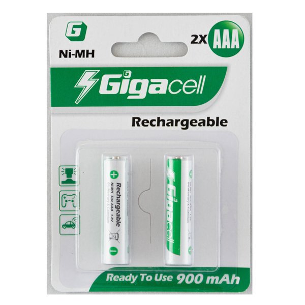 Батарейка аккумуляторная Gigacell HR03 900mAh (2шт)