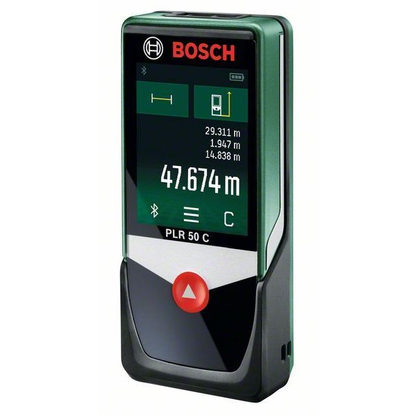 Дальномер лазерный Bosch PLR 50 C,дальность до 50м