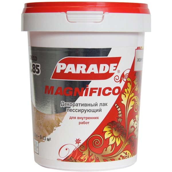 Лак декоративный Parade L85 Magnifico Цвет Хамелеон 0,9л
