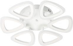 Люстра Мадлен 96W LED, пульт, металл, акрил, белый