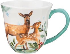 Кружка Lefard Лесная сказка Олени 450мл фарфор