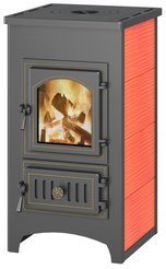 Печь-Камин Везувий ПК-01(270) с плитой красн.9кВт (150м3)