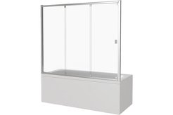 Шторка SCREEN WTW-170-G-CH стекло ГРЭЙП 4мм ПД00110