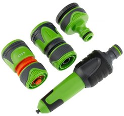 Комплект для полива Amigo (2 коннектора, адаптер для крана, насадка-распылитель) 79021