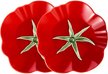 Набор тарелок закусочных Lefard Tomato 2шт 22х21см керамика
