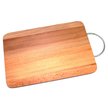 Доска разделочная 35x24,5x1,8см бук,металл ручка