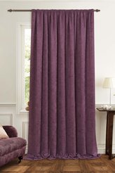 Штора готовая велюр 160х260 лиловый