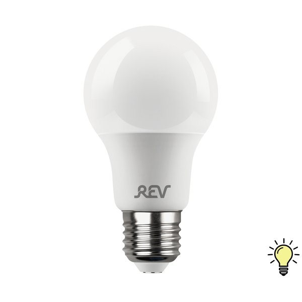 Лампа светодиодная REV 10Вт Е27 груша 2700К свет теплый