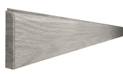 Плинтус напольный ударопрочный ПВХ Комфорт Классик Софт 80х2200мм Дуб айсберг (081)