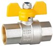 Кран шар.1/2 вн/вн HLV-Gas ручка-бабочка 104227