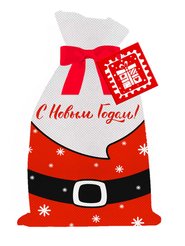 Мешочек подарочный из полипропилена с полиэстровой лентой Magic Pack 30х45см арт.90578