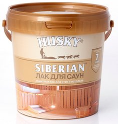 Лак для саун HUSKY SIBERIAN 0,9л