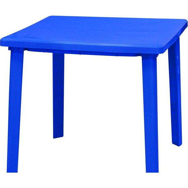 Стол квадратный 800х800х710мм синий