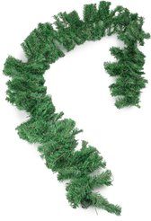 Гирлянда-хвоя искусственная 270х30см подсветка 100LED, теплый белый свет, ПВХ, SYTT-0924003