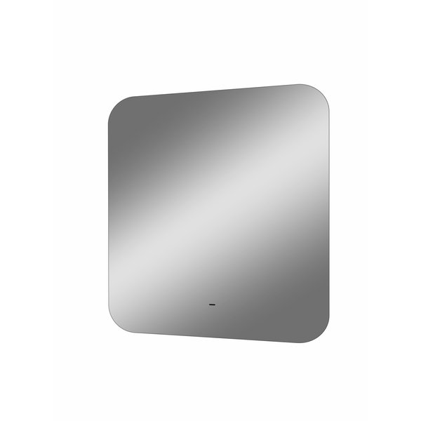 Зеркало Kler Led 60х60см с бесконтактным сенсором, холодная подсветка