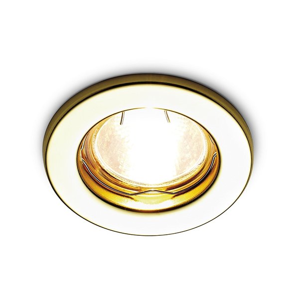 Светильник точечный встраиваемый Ambrella light FT9210 GD GU5.3 золото