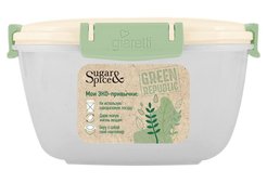 Контейнер д/СВЧ Sugar&Spice Green Republic 700мл герметичный, лён ПП, силикон