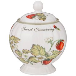 Сахарница Lefard Strawberry 400мл фарфор