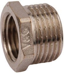 Футорка латунная V&G 3/8"х1/4" наружная-внутренняя резьба