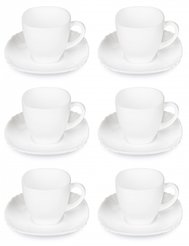 Набор чайный Luminarc Basic на 6 персон 220мл белый, стекло