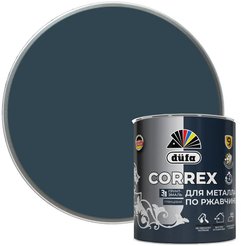 Грунт-эмаль по ржавчине 3в1 DUFA CORREX глянцевая RAL-7024 графитовый серый 0,75л