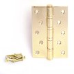 Петля универсальная Apecs 120х80мм B4-Steel-G золото