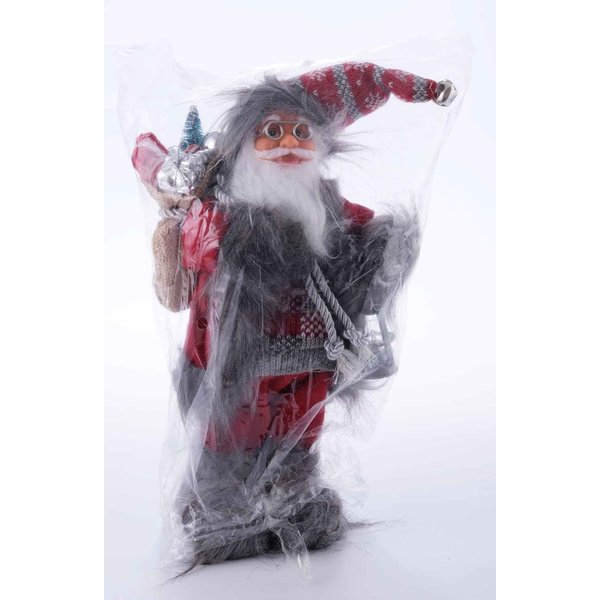 Фигура Дед Мороз с подарком 30см, SYSDLRA-1423092