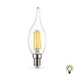 Лампа светодиодная Filament 351523 LED CF35 15W E14 Свеча на ветру 2700K 220-240V