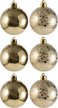 Набор шаров 6шт 6см золото SYQC-0121144 Набор шаров 6шт 6см золото SYQC-0121144