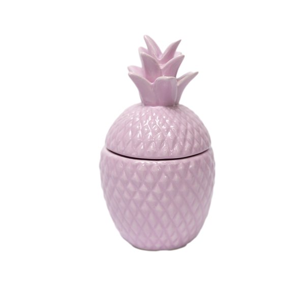 Шкатулка керамическая в форме ананаса для украшений Preston Floox 8х8х15 см розовый