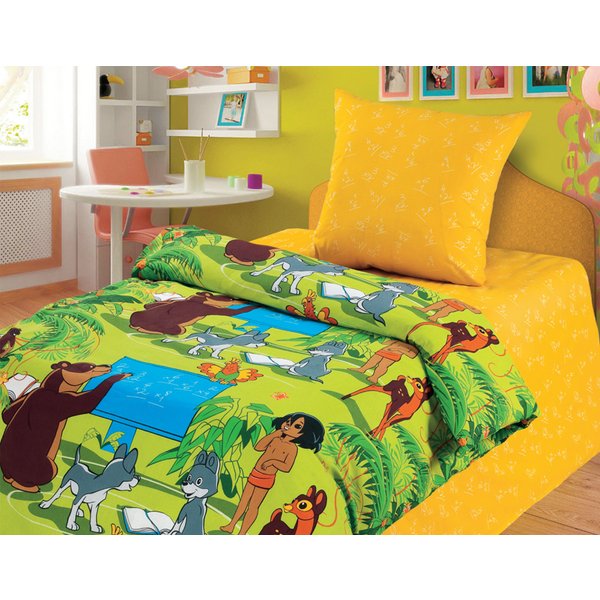 Комплект постельного белья детский Союзмультфильм Бязь Африка