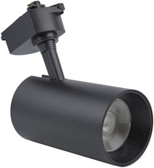 Светильник-прожектор светодиодный трековый однофазный Volpe ULB-Q230 28W/4000К (белый свет) BLACK 2400 Лм черн