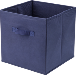 Короб д/хранения Qually 31х31х31см синий
