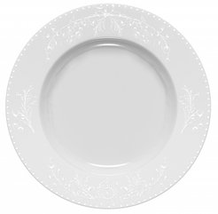 Тарелка обеденная Domenik Tableware Spring Romance 27см белый, фарфор