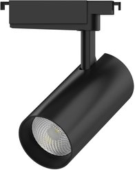Светильник трековый Gauss цилиндр 32W 2940lm 4000K 180-220V IP20 75x216мм черный линза 36º LED 1/40