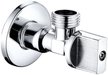 Кран латунный шаровый угловой с отражателем 1/2"х3/4"