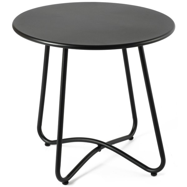 Столик кофейный садовый Хьюстон d50см h55см, металл, черный, SG-22013