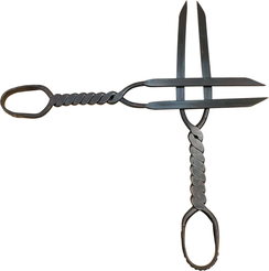 Вилка кованая из нержавеющей стали для тандыра