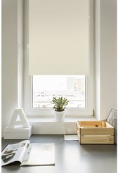 Штора рулонная блэкаут Qually 90x160 белый