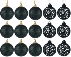 Набор шаров 15шт 5см темно-зеленый, SYDC23-027