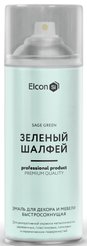 Эмаль для декора и мебели быстросохнущая Elcon зеленый шалфей (520мл) аэрозоль