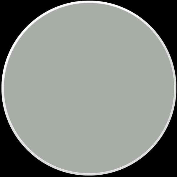 Зеркало круглое DIVA белое d550мм