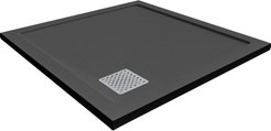 Поддон душевой 90х90 Aquarius black
