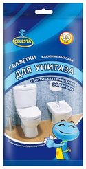Салфетки влажные антибактериальные д/унитаза Celesta 30шт