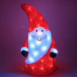 Фигура светодиодная внешняя Гном 38см, 40LED IP44, 220V, холодный белый свет, акрил, SYD-1624100C