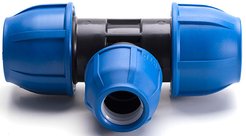 Тройник компрессионный ПНД переходной 25/20/25мм