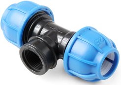 Тройник компрессионный ПНД Pro Aqua UNIO d25x1/2" внутренняя резьба