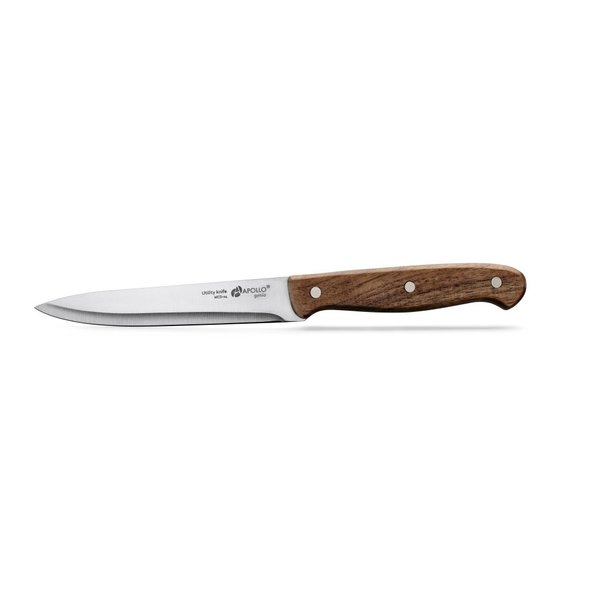 Нож универсальный APOLLO Genio Macadamia 23см сталь/древесина ореха